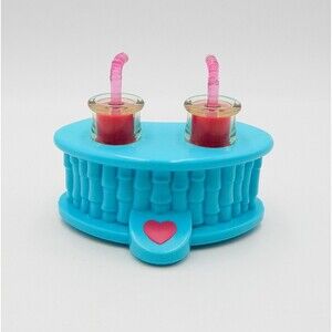 My Little Pony Butterfly Island Drink Stand Part Blue Tiki Bar Replacement